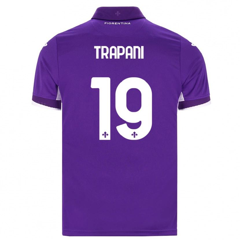 Danxen Men Niccolò Trapani #19 Purple White Pink Home Jersey 2026/27 T-Shirt
