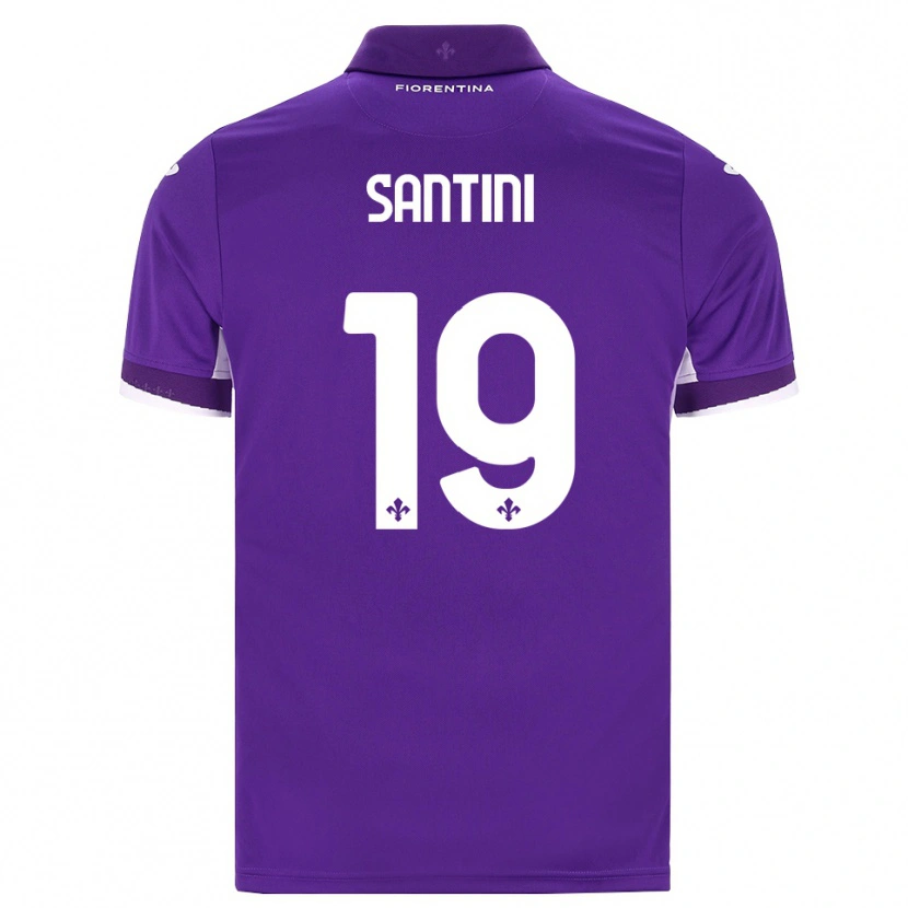 Danxen Men Margherita Santini #19 Purple White Pink Home Jersey 2026/27 T-Shirt