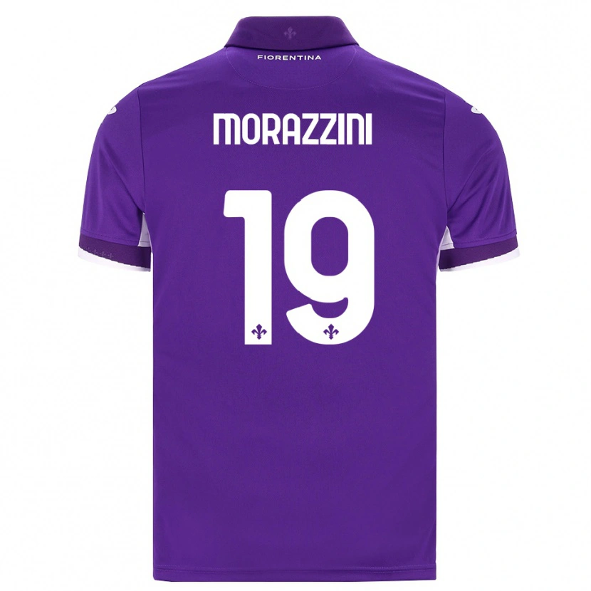 Danxen Men Luigi Morazzini #19 Purple White Pink Home Jersey 2026/27 T-Shirt