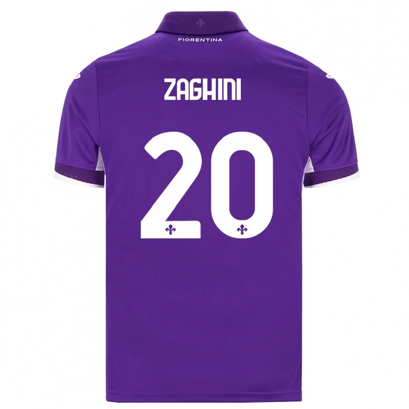 Danxen Men Alice Zaghini #20 Purple White Pink Home Jersey 2026/27 T-Shirt