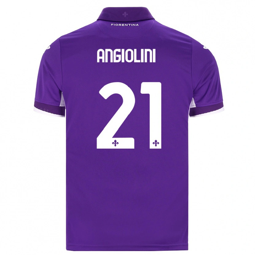 Danxen Men Gianmarco Angiolini #21 Purple White Pink Home Jersey 2026/27 T-Shirt