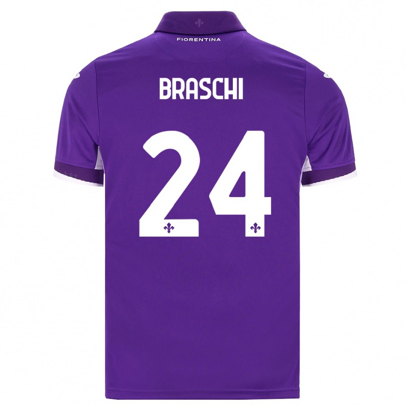 Danxen Men Riccardo Braschi #24 Purple White Pink Home Jersey 2026/27 T-Shirt