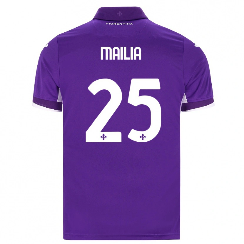 Danxen Men Siria Mailia #25 Purple White Pink Home Jersey 2026/27 T-Shirt