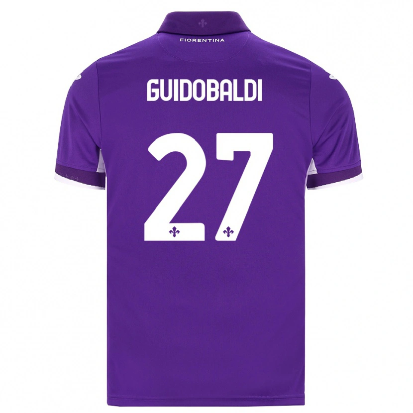 Danxen Men Filippo Guidobaldi #27 Purple White Pink Home Jersey 2026/27 T-Shirt