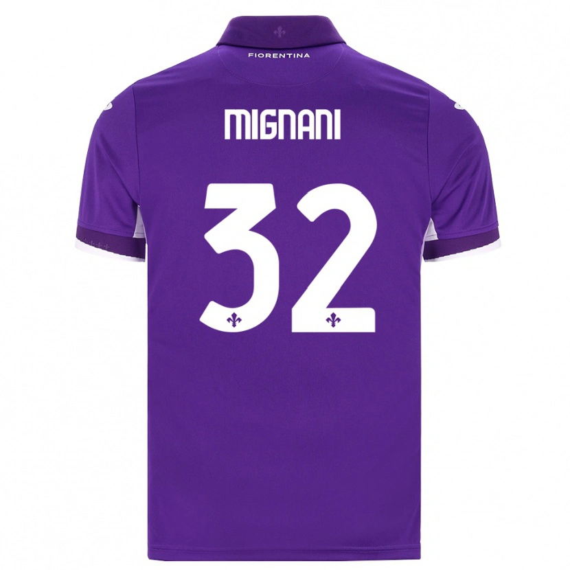 Danxen Men Carlo Mignani #32 Purple White Pink Home Jersey 2026/27 T-Shirt