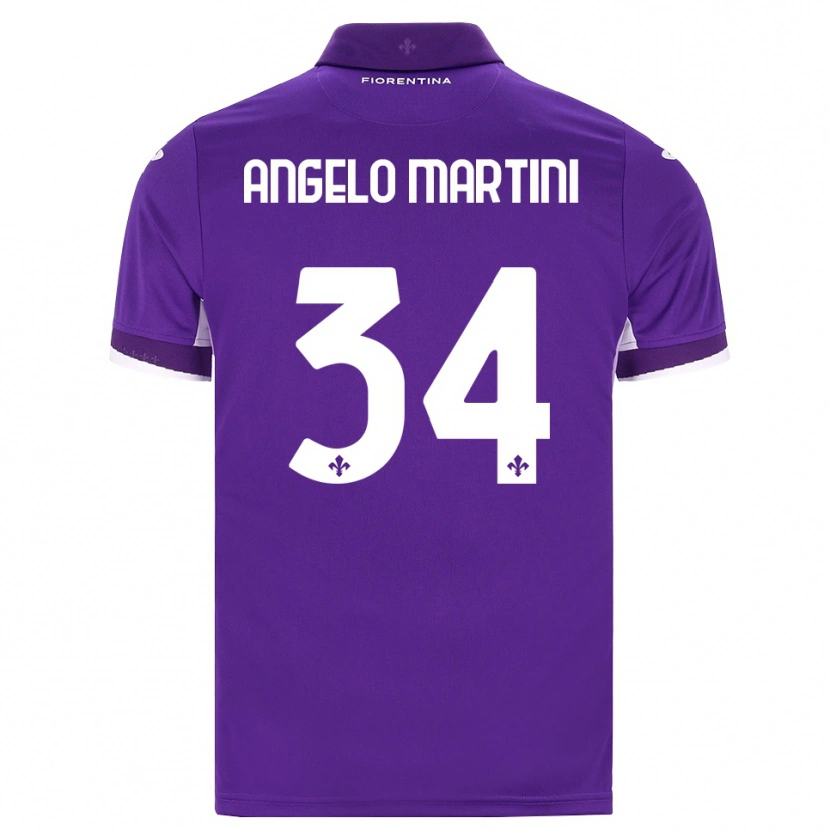 Danxen Men Angelo Martini #34 Purple White Pink Home Jersey 2026/27 T-Shirt