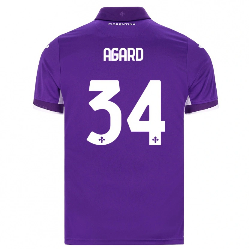 Danxen Men Laura Agard #34 Purple White Pink Home Jersey 2026/27 T-Shirt