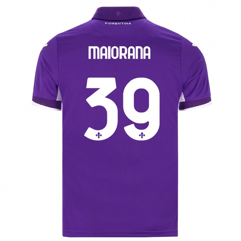 Danxen Men Stefano Maiorana #39 Purple White Pink Home Jersey 2026/27 T-Shirt