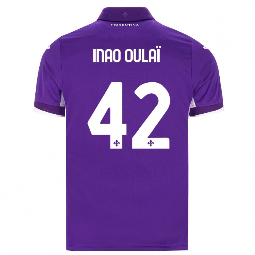 Danxen Men Christ Inao Oulaï #42 Purple White Pink Home Jersey 2026/27 T-Shirt