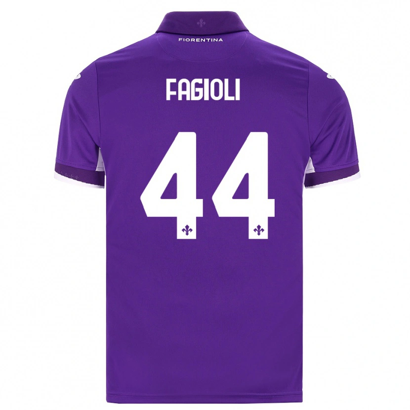 Danxen Men Nicolò Fagioli #44 Purple White Pink Home Jersey 2026/27 T-Shirt