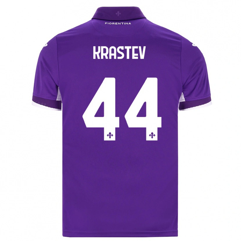 Danxen Men Dimo Krastev #44 Purple White Pink Home Jersey 2026/27 T-Shirt