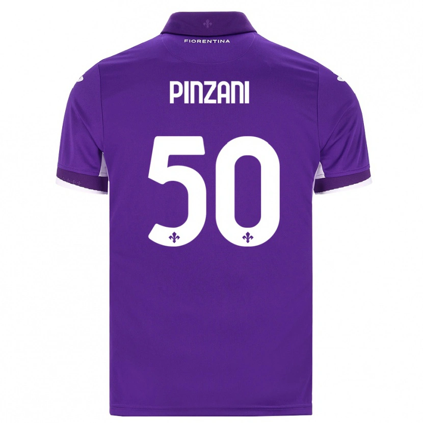 Danxen Men Lorenzo Pinzani #50 Purple White Pink Home Jersey 2026/27 T-Shirt
