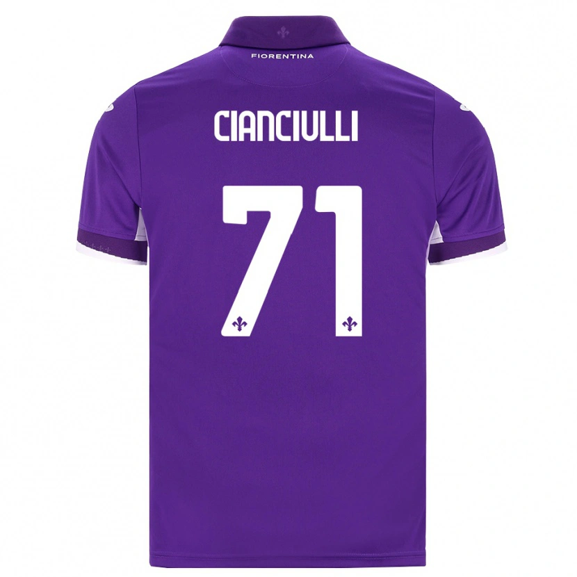 Danxen Men Salvatore Cianciulli #71 Purple White Pink Home Jersey 2026/27 T-Shirt