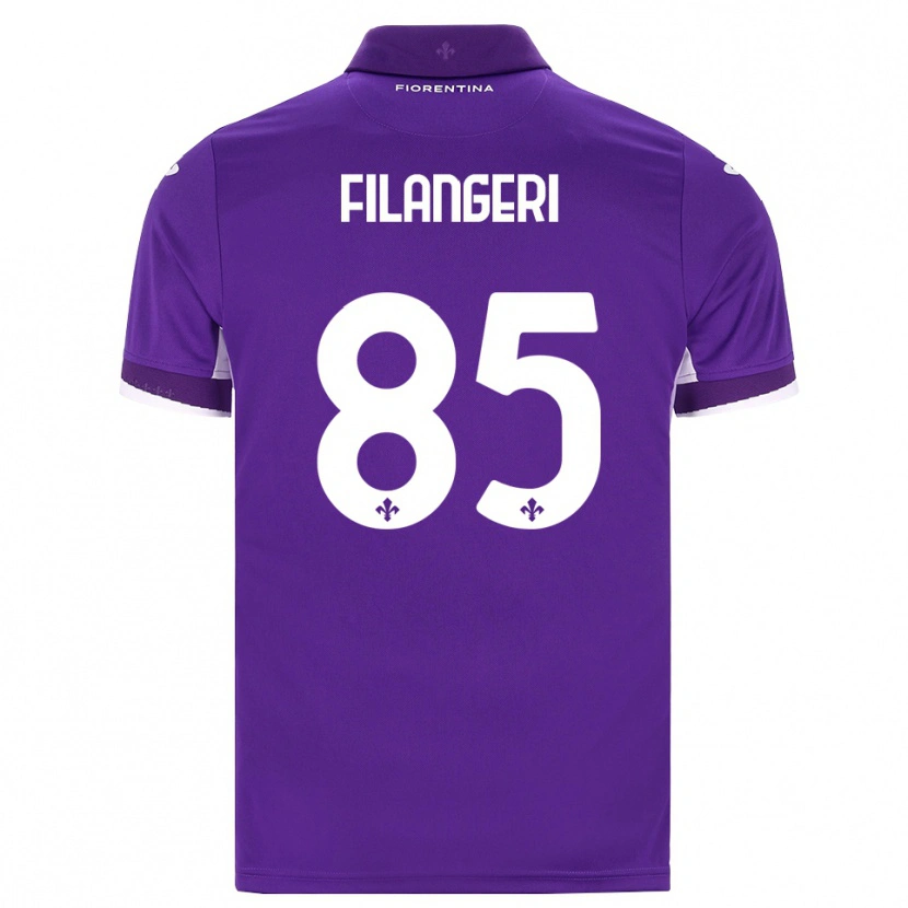 Danxen Men Maria Luisa Filangeri #85 Purple White Pink Home Jersey 2026/27 T-Shirt
