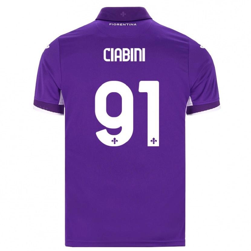 Danxen Men Giulia Ciabini #91 Purple White Pink Home Jersey 2026/27 T-Shirt