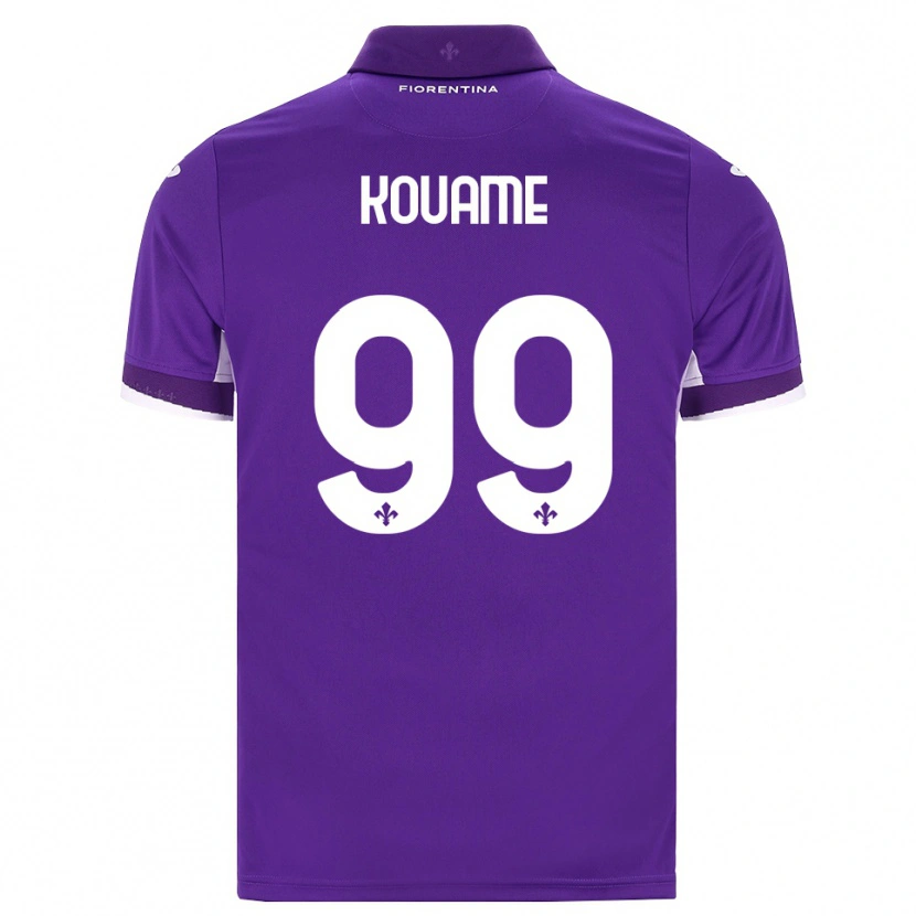 Danxen Men Christian Kouame #99 Purple White Pink Home Jersey 2026/27 T-Shirt