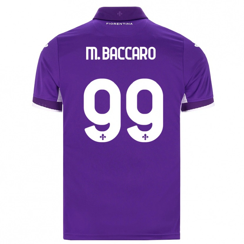Danxen Men Giulia Maria Baccaro #99 Purple White Pink Home Jersey 2026/27 T-Shirt