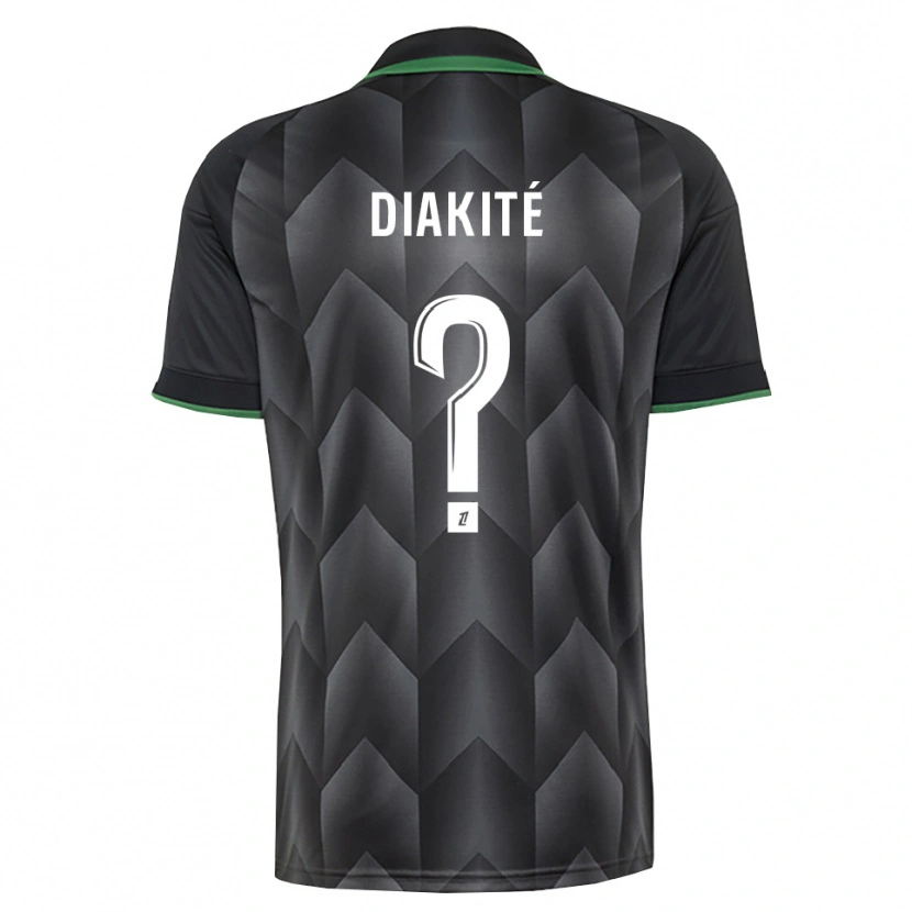 Danxen Men Boubacar Diakité #0 White Black Green Away Jersey 2026/27 T-Shirt