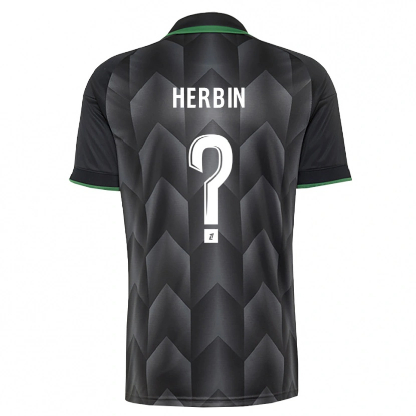 Danxen Men Grégoire Herbin #0 White Black Green Away Jersey 2026/27 T-Shirt