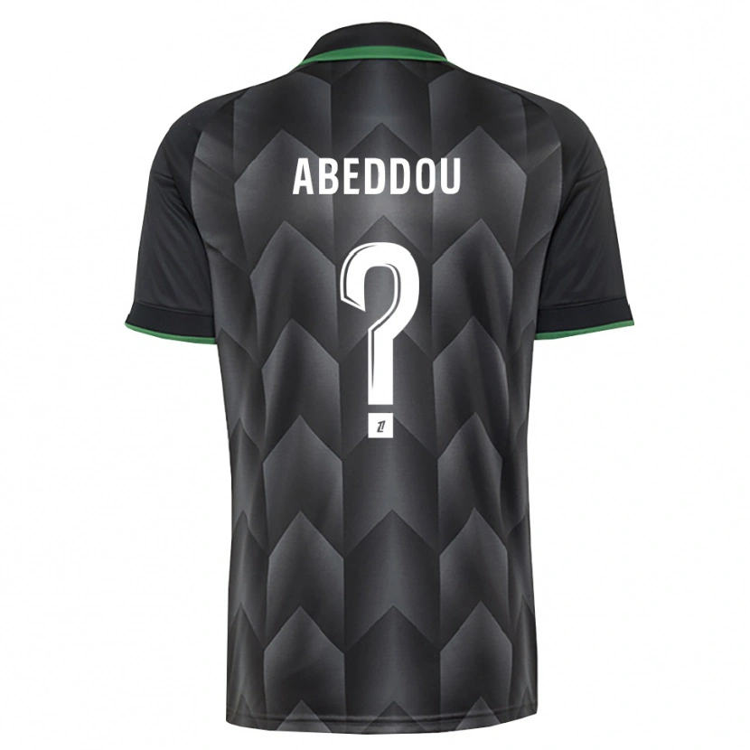 Danxen Men Adam Abeddou #0 White Black Green Away Jersey 2026/27 T-Shirt