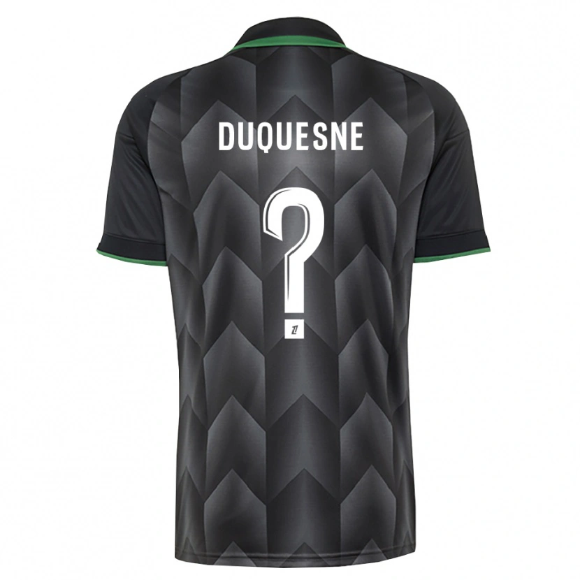 Danxen Men Elsa Duquesne #0 White Black Green Away Jersey 2026/27 T-Shirt
