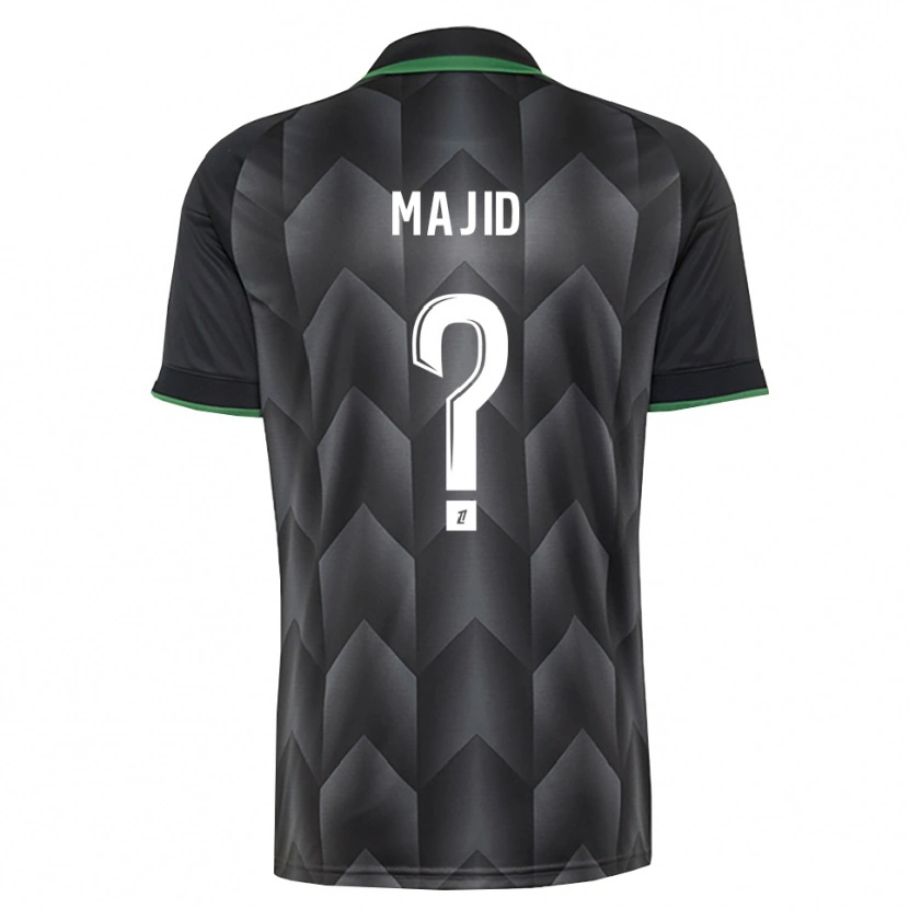 Danxen Men Ahmed Majid #0 White Black Green Away Jersey 2026/27 T-Shirt