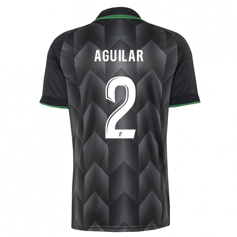 Danxen Men Ruben Aguilar #2 White Black Green Away Jersey 2026/27 T-Shirt