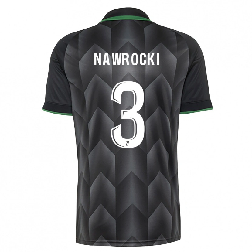 Danxen Men Maik Nawrocki #3 White Black Green Away Jersey 2026/27 T-Shirt