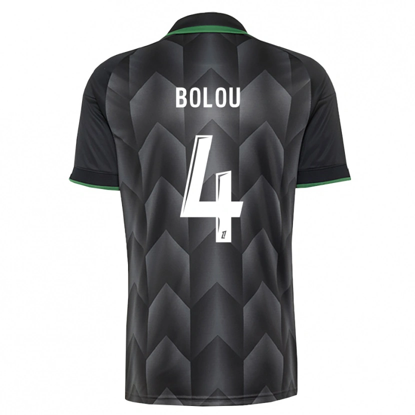 Danxen Men Abraham Bolou #4 White Black Green Away Jersey 2026/27 T-Shirt