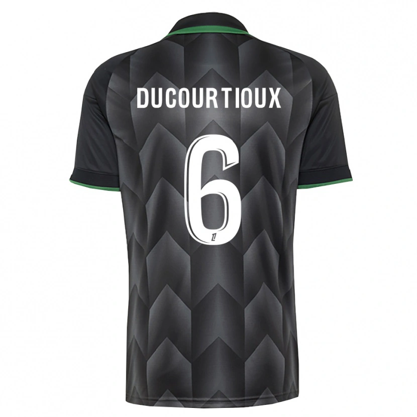 Danxen Men Ilan Ducourtioux #6 White Black Green Away Jersey 2026/27 T-Shirt