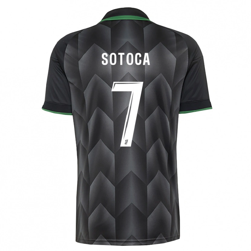 Danxen Men Florian Sotoca #7 White Black Green Away Jersey 2026/27 T-Shirt
