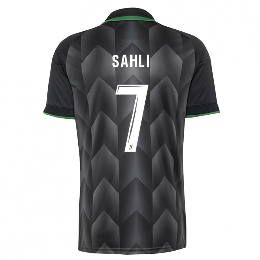 Danxen Men Wael Sahli #7 White Black Green Away Jersey 2026/27 T-Shirt