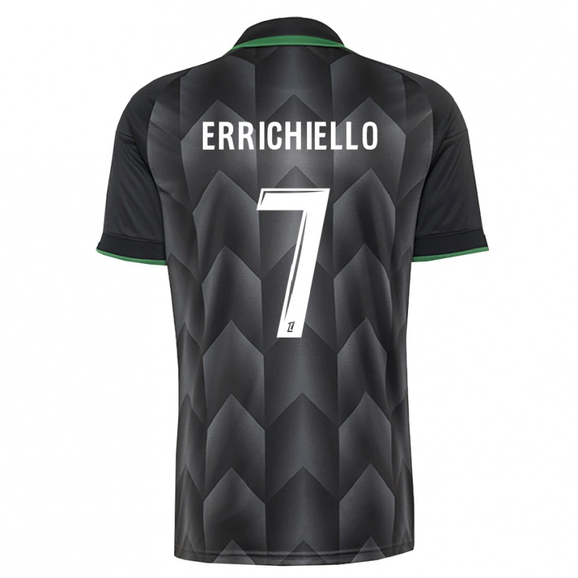Danxen Men Giovan Errichiello #7 White Black Green Away Jersey 2026/27 T-Shirt