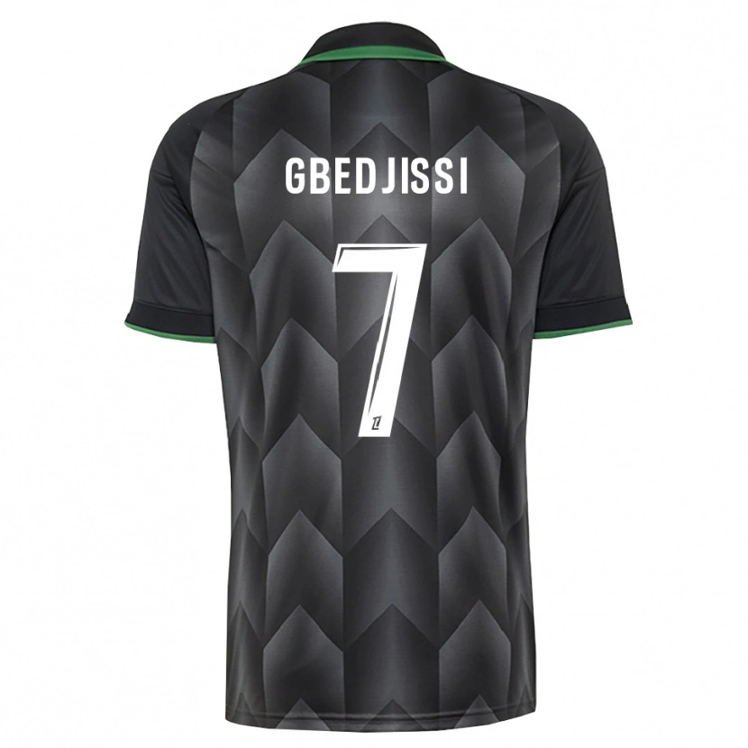 Danxen Men Aude Gbedjissi #7 White Black Green Away Jersey 2026/27 T-Shirt