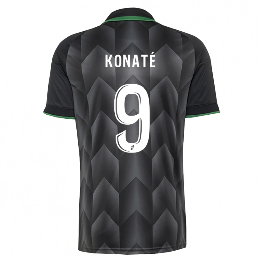 Danxen Men Seybou Konaté #9 White Black Green Away Jersey 2026/27 T-Shirt