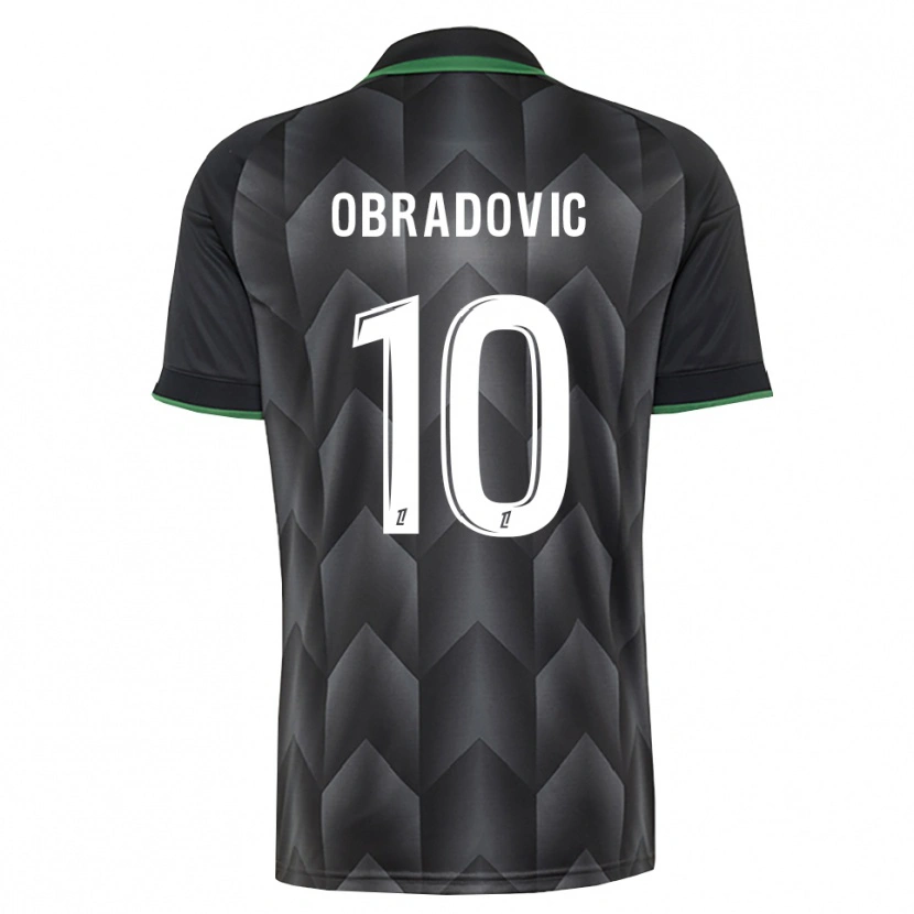 Danxen Men Ognjen Obradovic #10 White Black Green Away Jersey 2026/27 T-Shirt