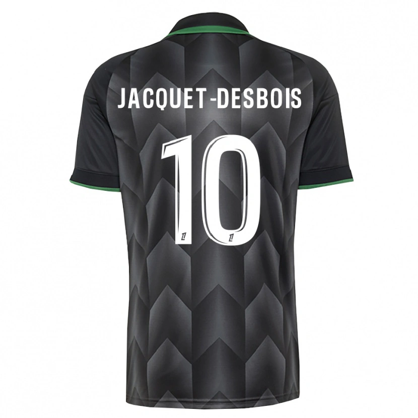 Danxen Men Tairik Jacquet-Desbois #10 White Black Green Away Jersey 2026/27 T-Shirt