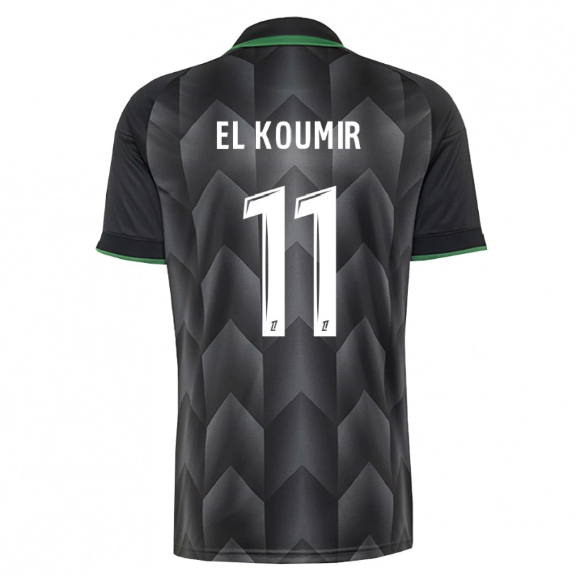 Danxen Men Kaîna El Koumir #11 White Black Green Away Jersey 2026/27 T-Shirt