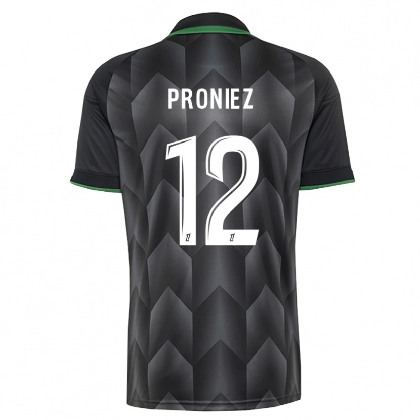 Danxen Men Fany Proniez #12 White Black Green Away Jersey 2026/27 T-Shirt