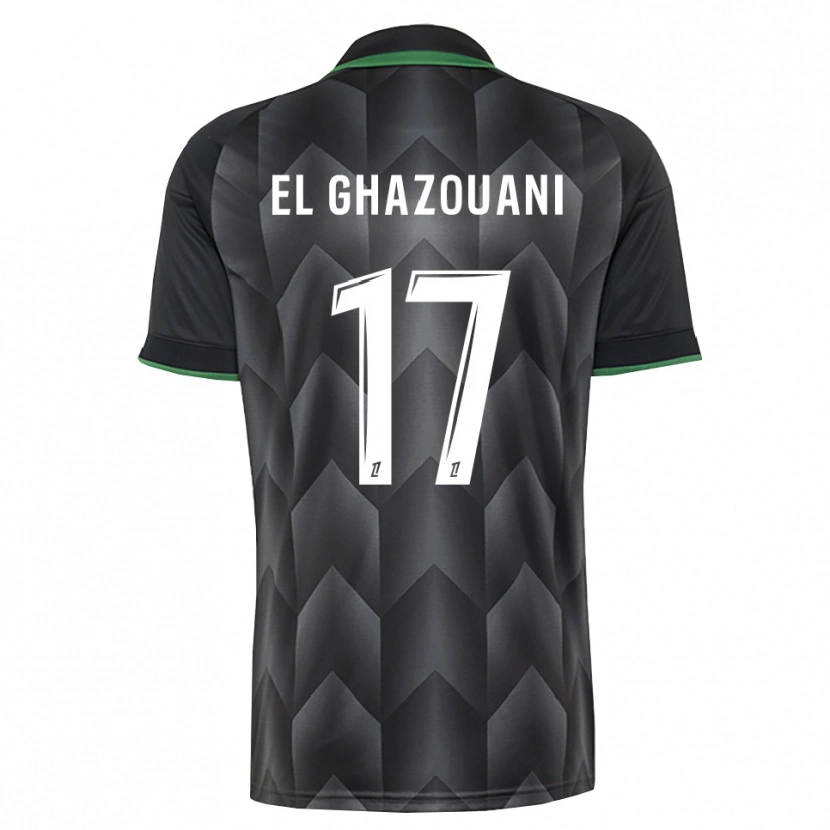 Danxen Men Fatima El Ghazouani #17 White Black Green Away Jersey 2026/27 T-Shirt