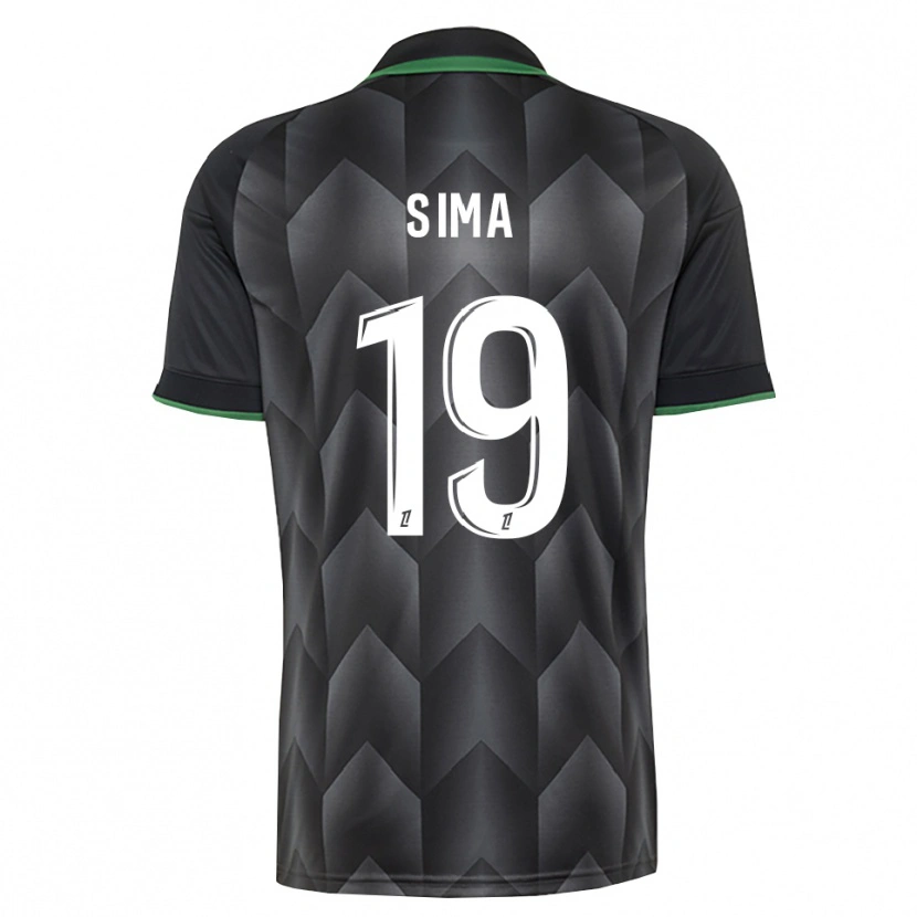 Danxen Men Abdallah Sima #19 White Black Green Away Jersey 2026/27 T-Shirt