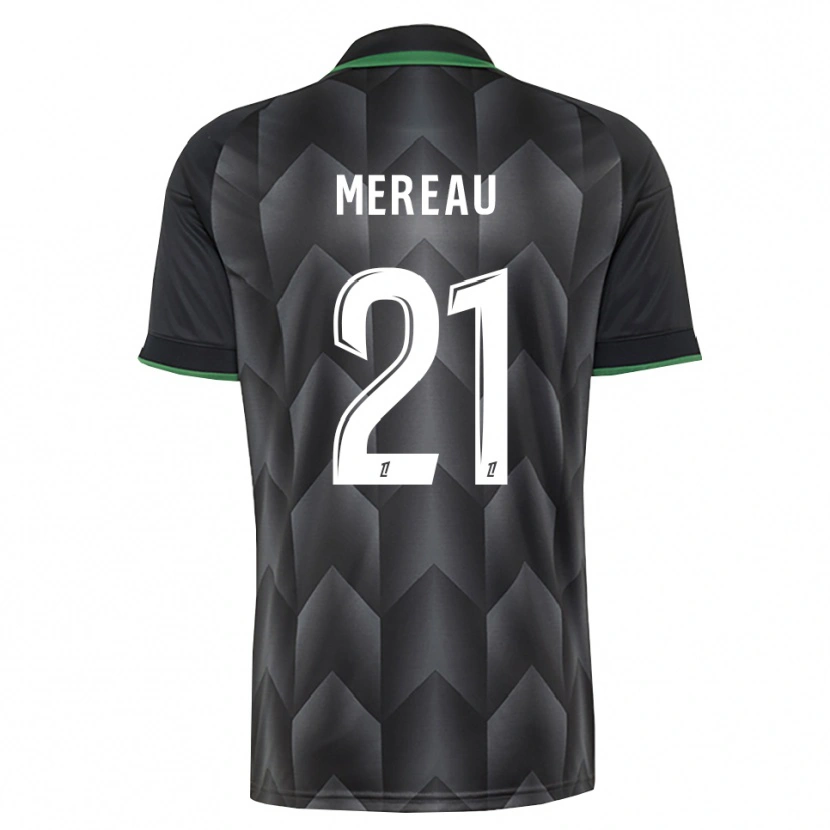Danxen Men Alizée Mereau #21 White Black Green Away Jersey 2026/27 T-Shirt
