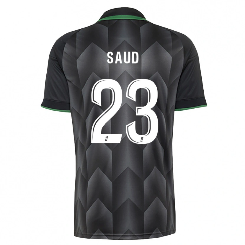 Danxen Men Saud Abdulhamid #23 White Black Green Away Jersey 2026/27 T-Shirt