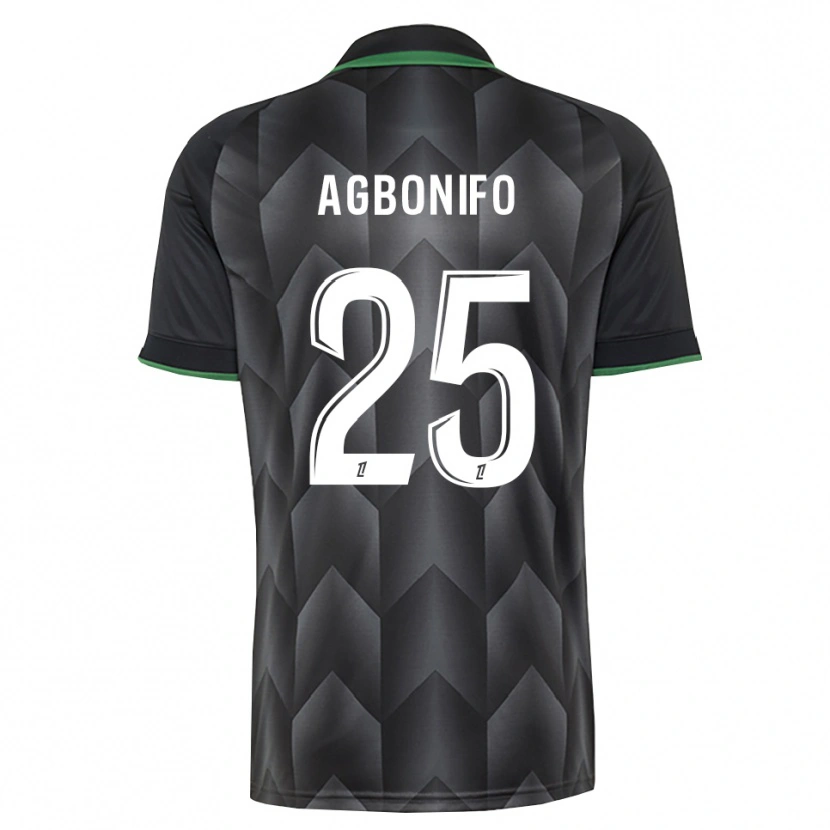 Danxen Men Jeremy Agbonifo #25 White Black Green Away Jersey 2026/27 T-Shirt