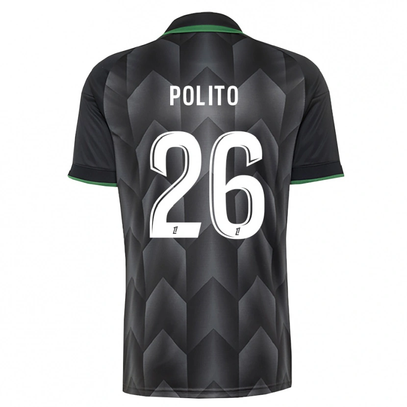 Danxen Men Carla Polito #26 White Black Green Away Jersey 2026/27 T-Shirt