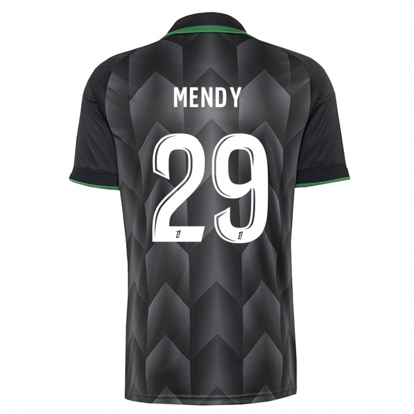 Danxen Men Noëlie Mendy #29 White Black Green Away Jersey 2026/27 T-Shirt