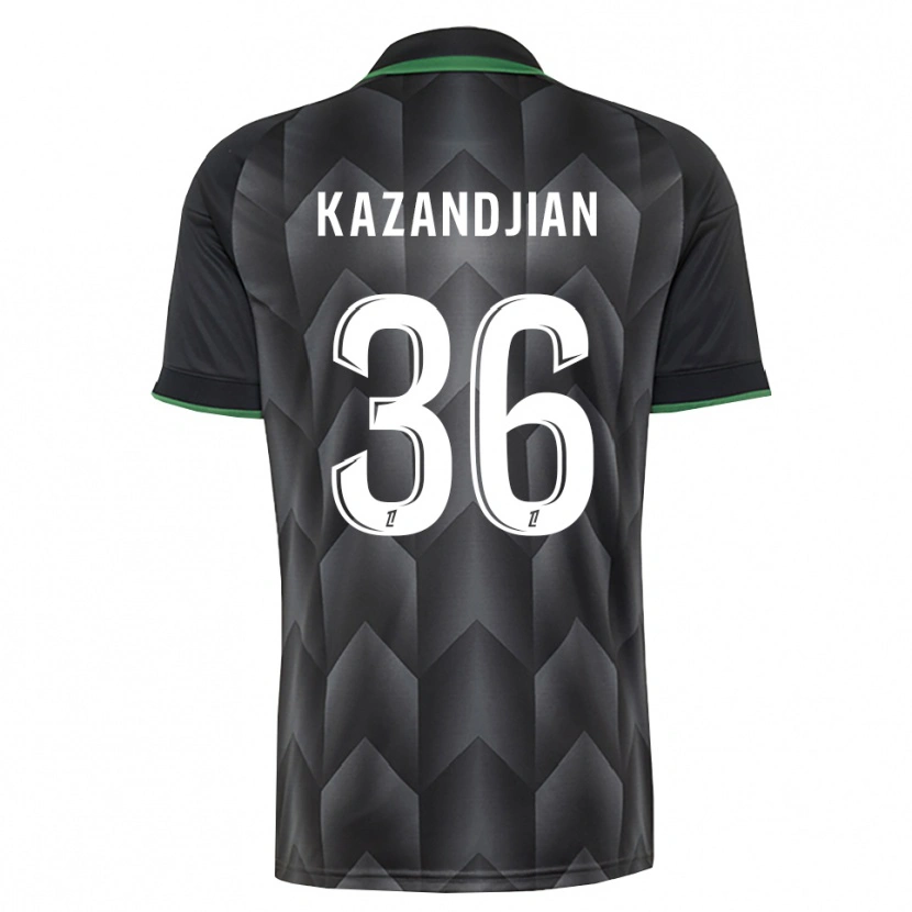 Danxen Men Lara Kazandjian #36 White Black Green Away Jersey 2026/27 T-Shirt