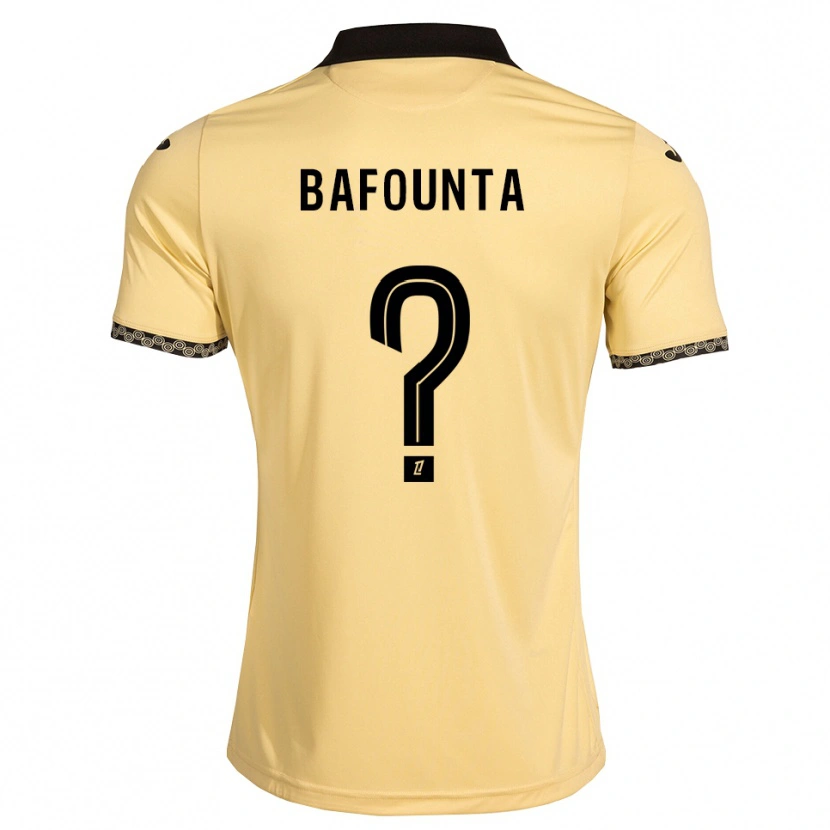 Danxen Men Kamal Bafounta #0 Navajowhite Black Away Jersey 2026/27 T-Shirt