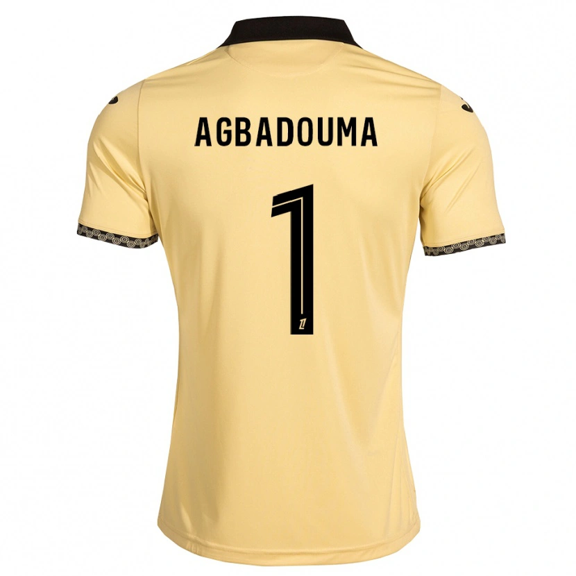 Danxen Men Mathys Agbadouma #1 Navajowhite Black Away Jersey 2026/27 T-Shirt