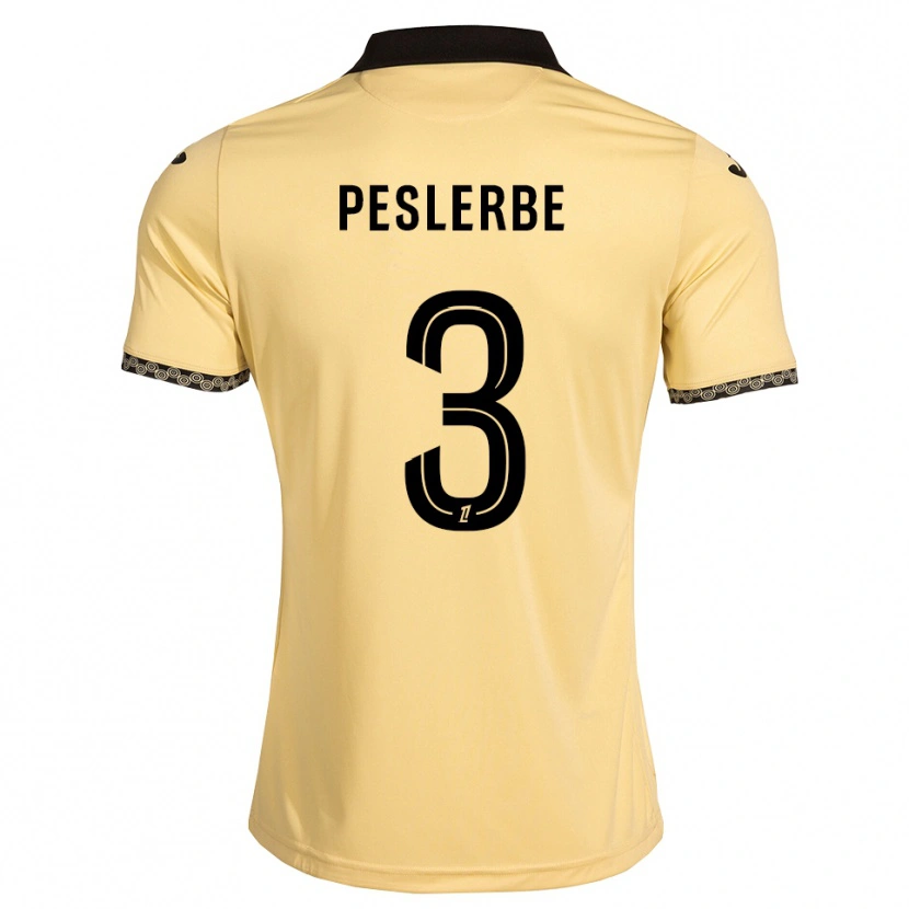 Danxen Men Thomas Peslerbe #3 Navajowhite Black Away Jersey 2026/27 T-Shirt
